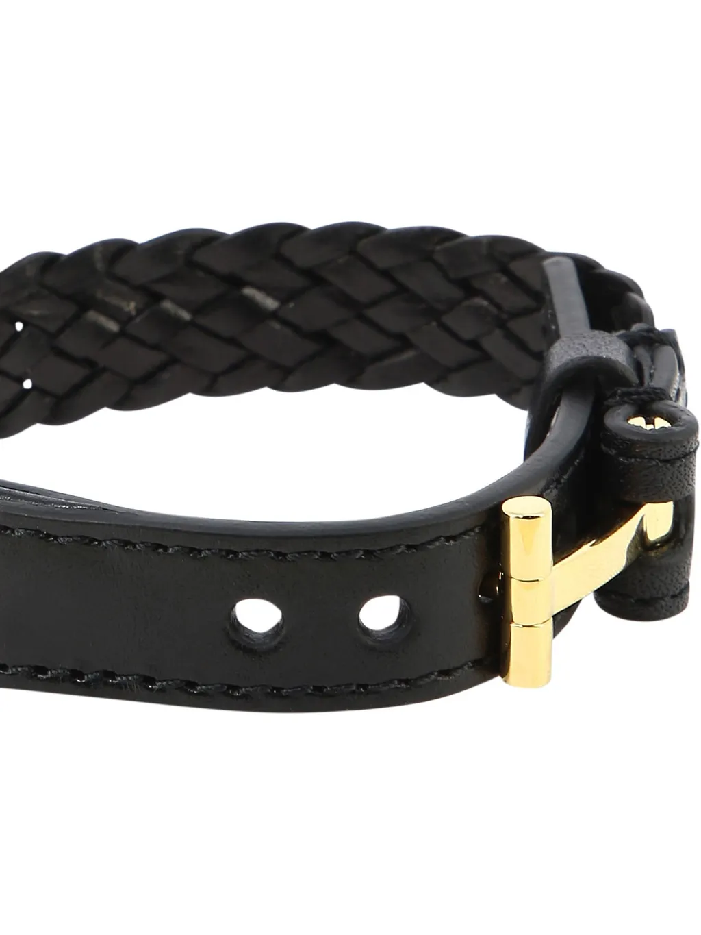 T-Lock Leather Bracelet