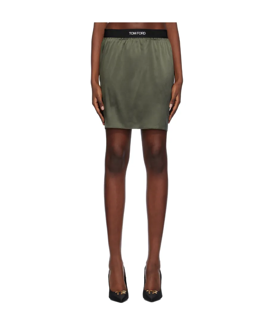 Logo Jacquard Skirt