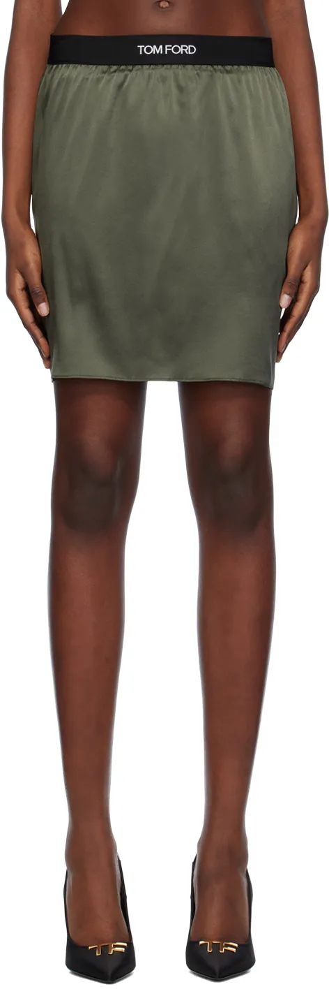 Logo Jacquard Skirt