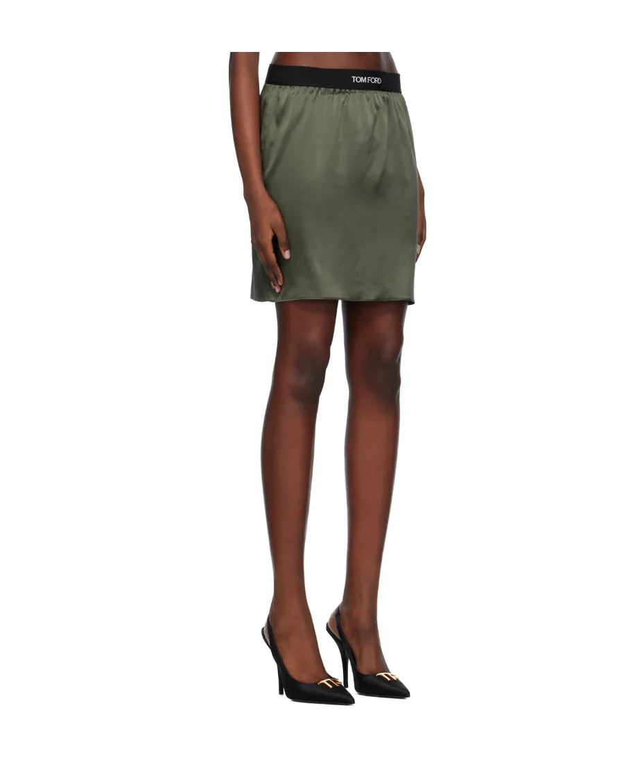Logo Jacquard Skirt