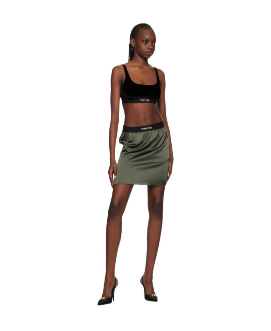 Logo Jacquard Skirt