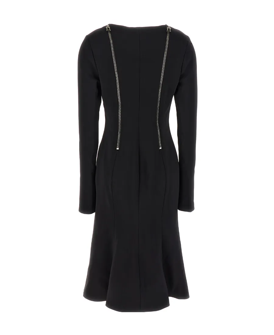 Cut-Out Midi Dress
