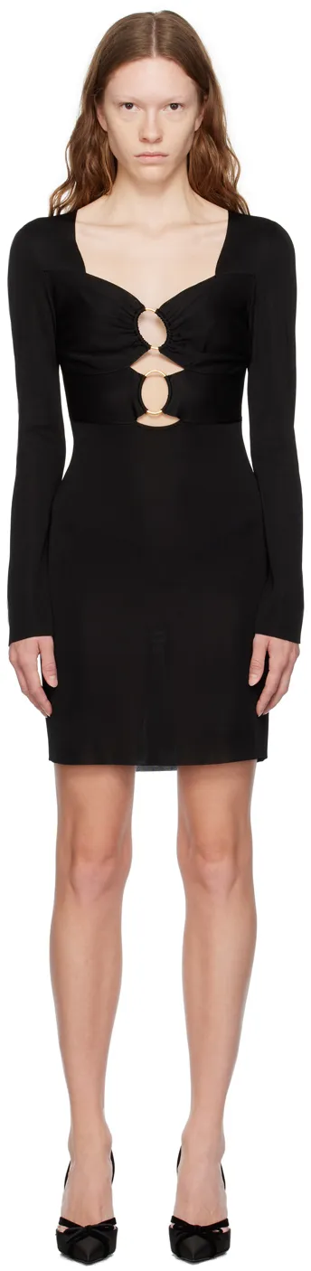 Sweetheart Neck Cut-Out Mini Dress