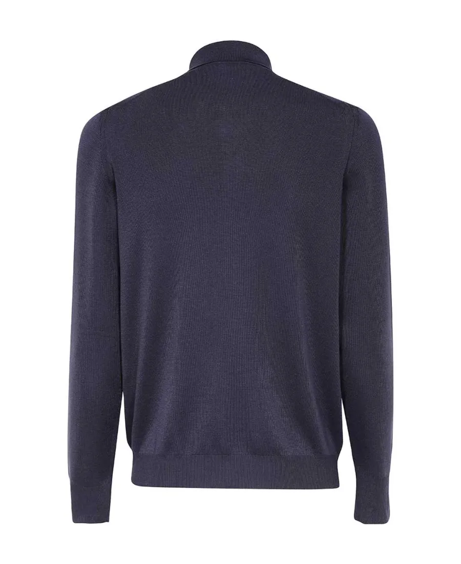 Long-Sleeved Knitted Shirt