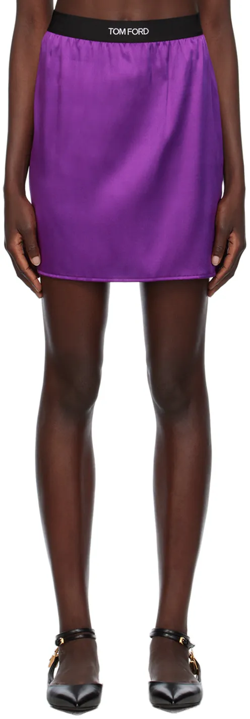 Jacquard Logo Skirt