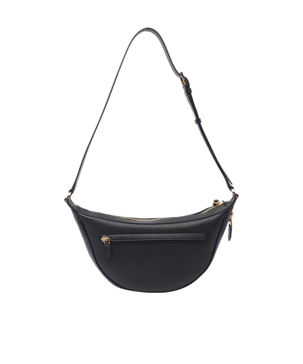 Crescent Logo Patch Shoulder Bag