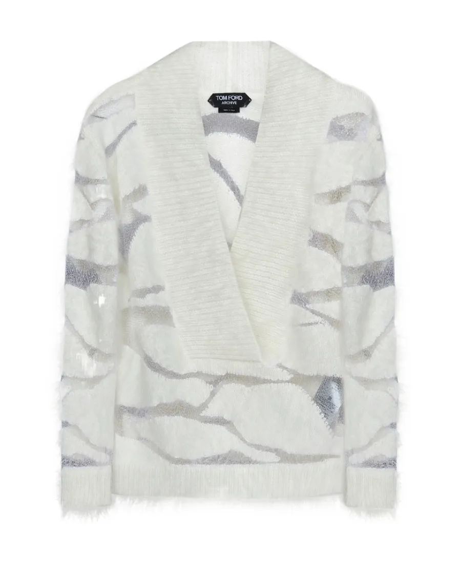 V-Neck Knitted Jumper