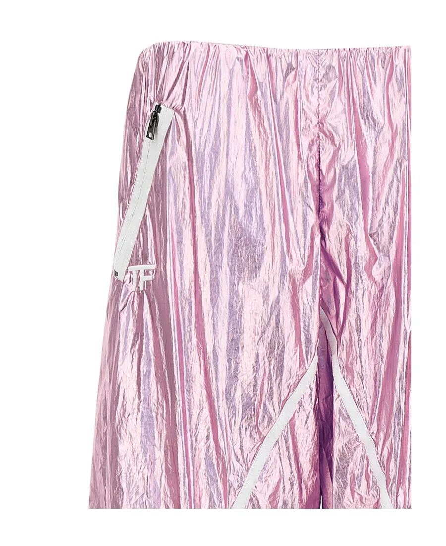 Logo Detailed Wide Leg Pants