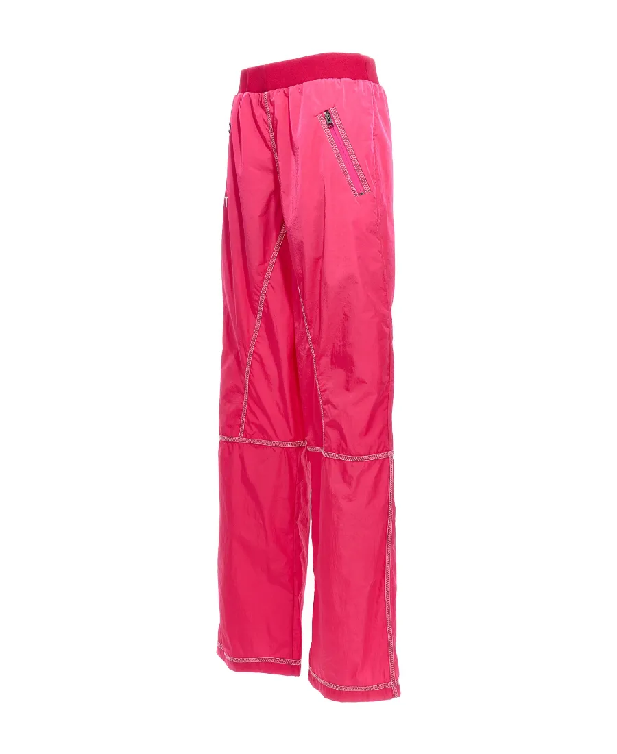 Logo Detailed Wide Leg Pants