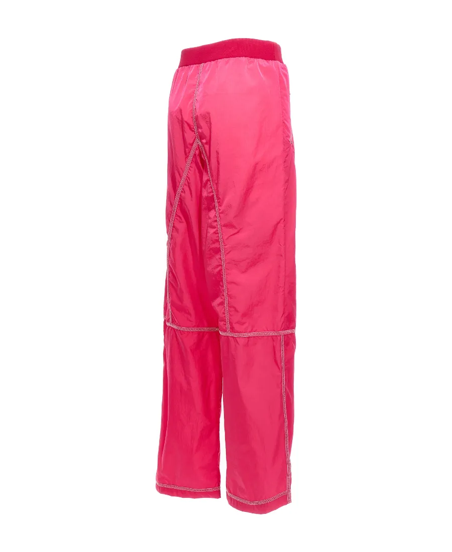 Logo Detailed Wide Leg Pants