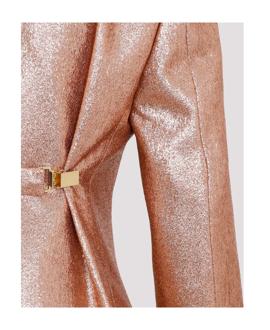 Single-Breasted Glitter Detailed Blazer