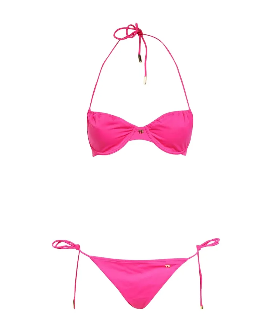 Neck Split Swimsuit