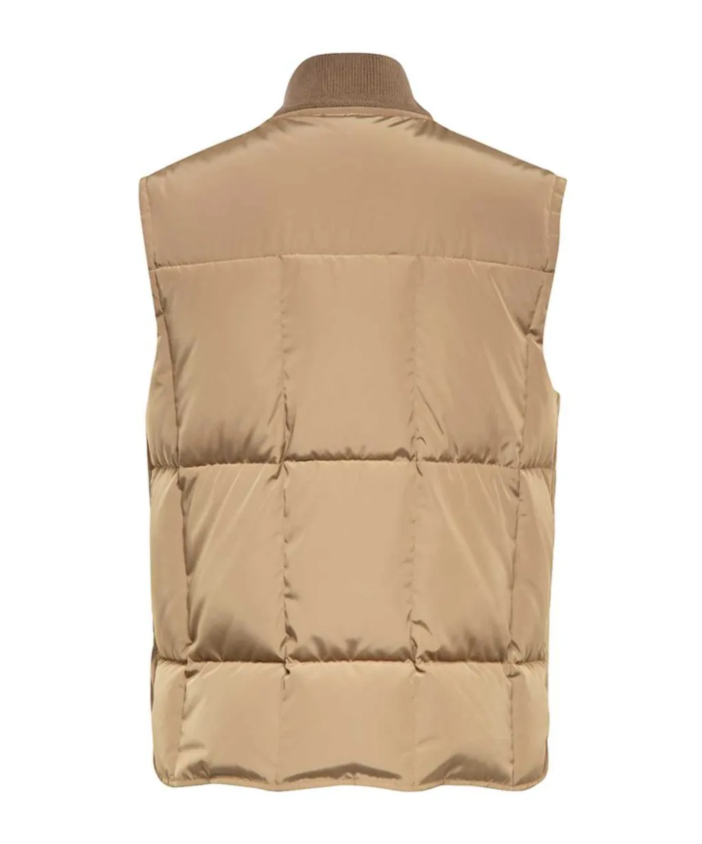 Zipper Cotton Vest
