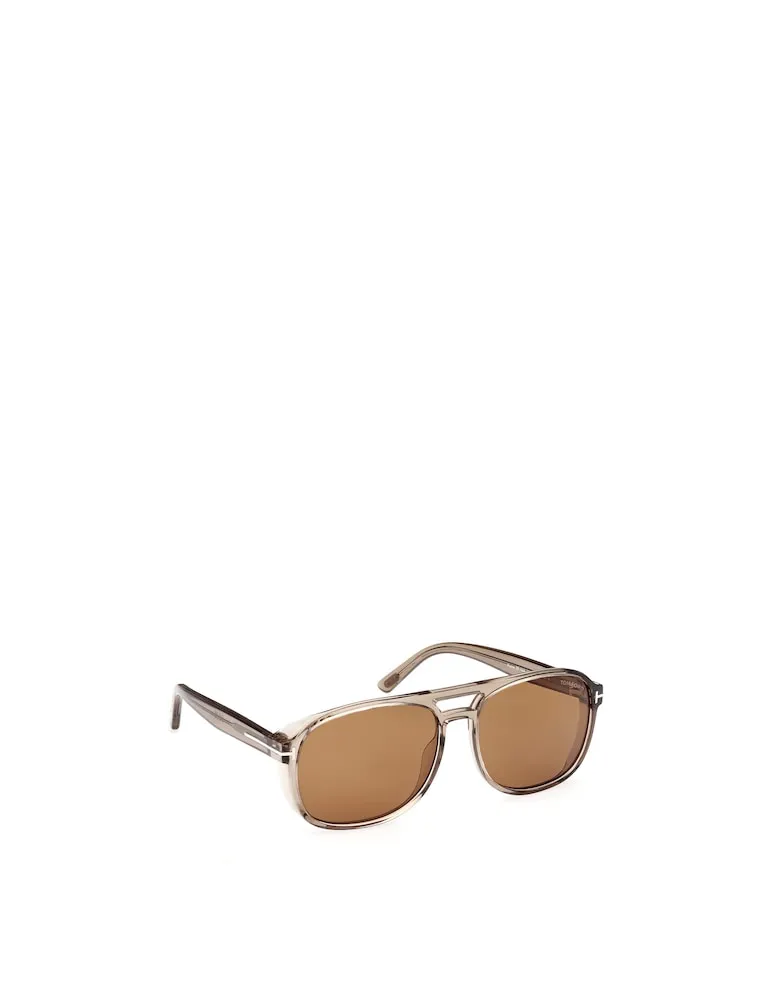 Pilot Frame Tinted Sunglasses
