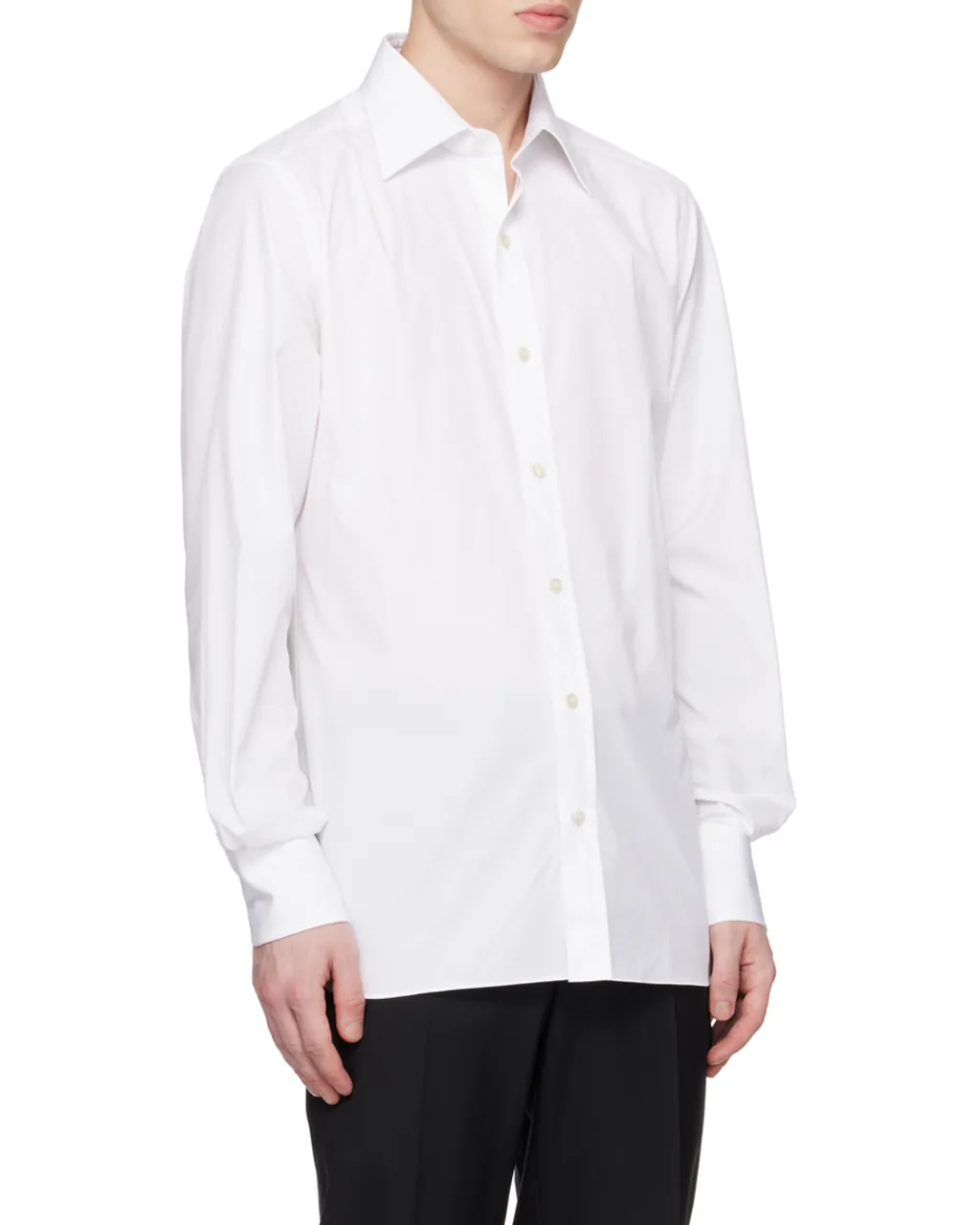 Buttoned Long-Sleeved Shirt