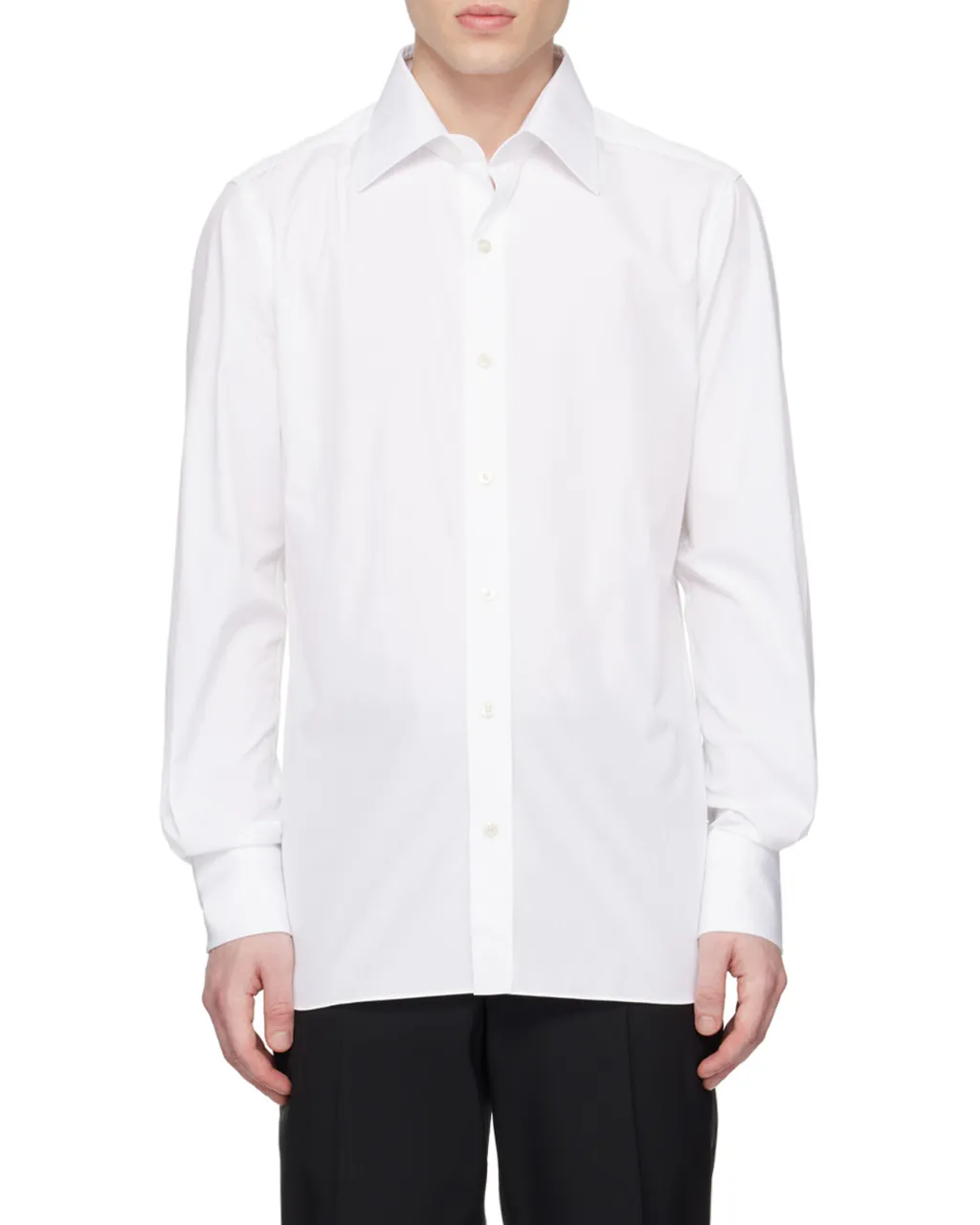 Buttoned Long-Sleeved Shirt