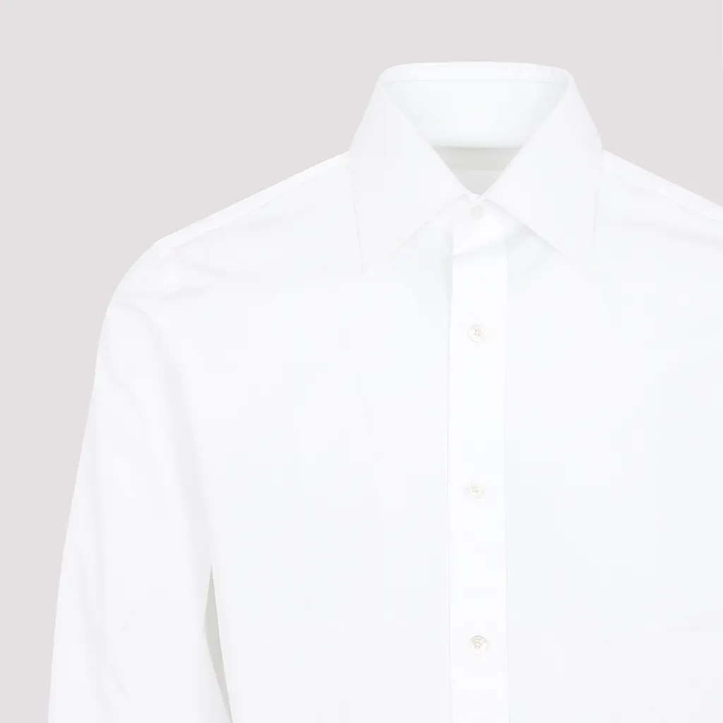 Buttoned Long-Sleeved Shirt