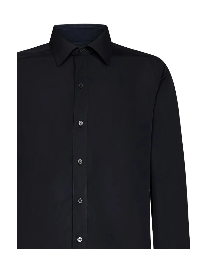 Long-Sleeved Buttoned Shirt
