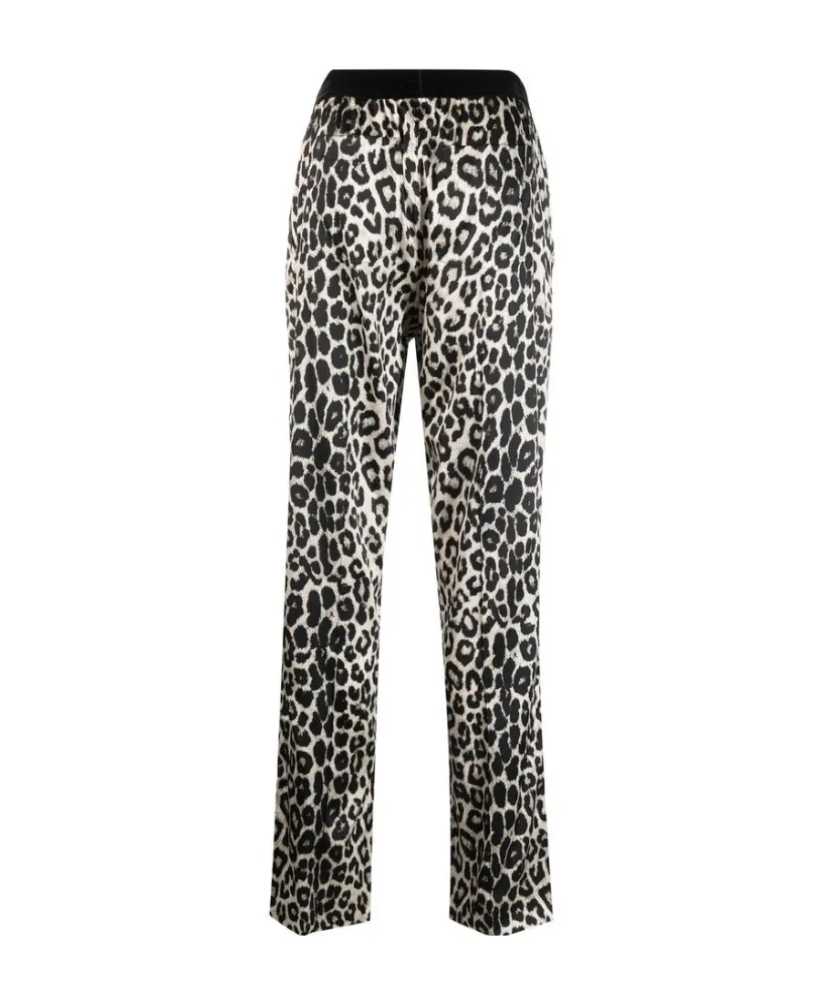 Leopard Printed Pajama Pants