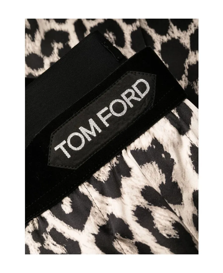 Leopard Printed Pajama Pants