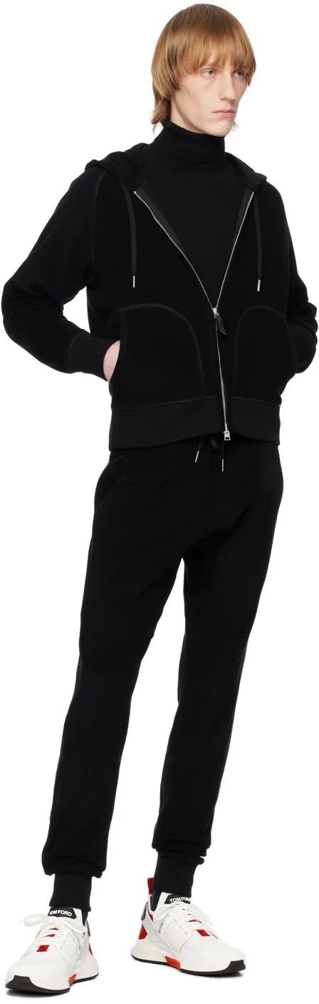 Straight-Leg Cotton Track Pants
