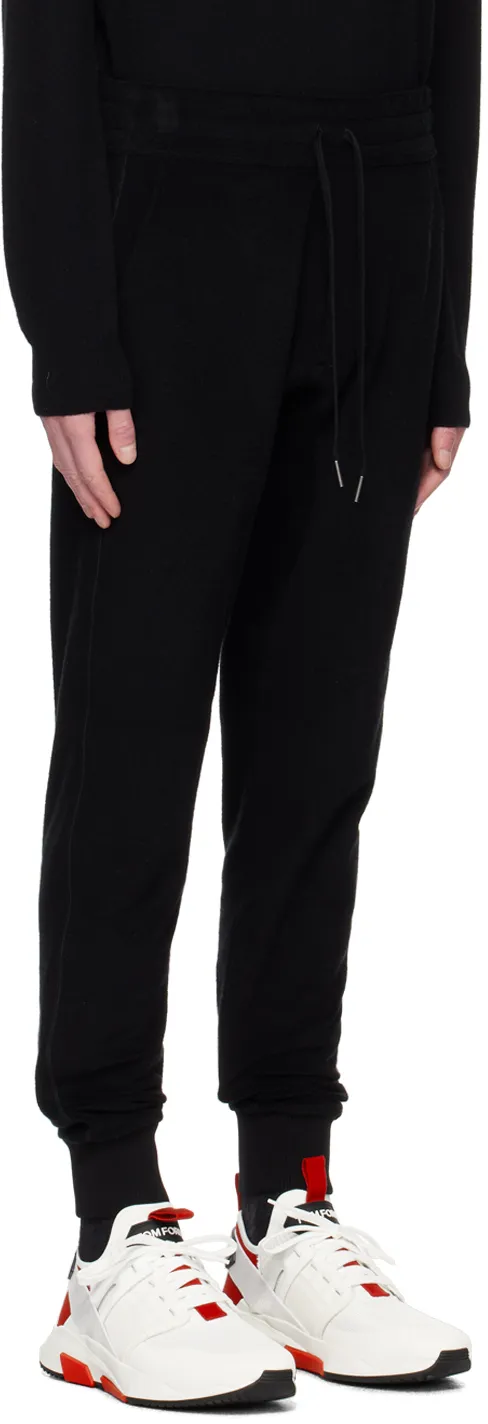 Straight-Leg Cotton Track Pants