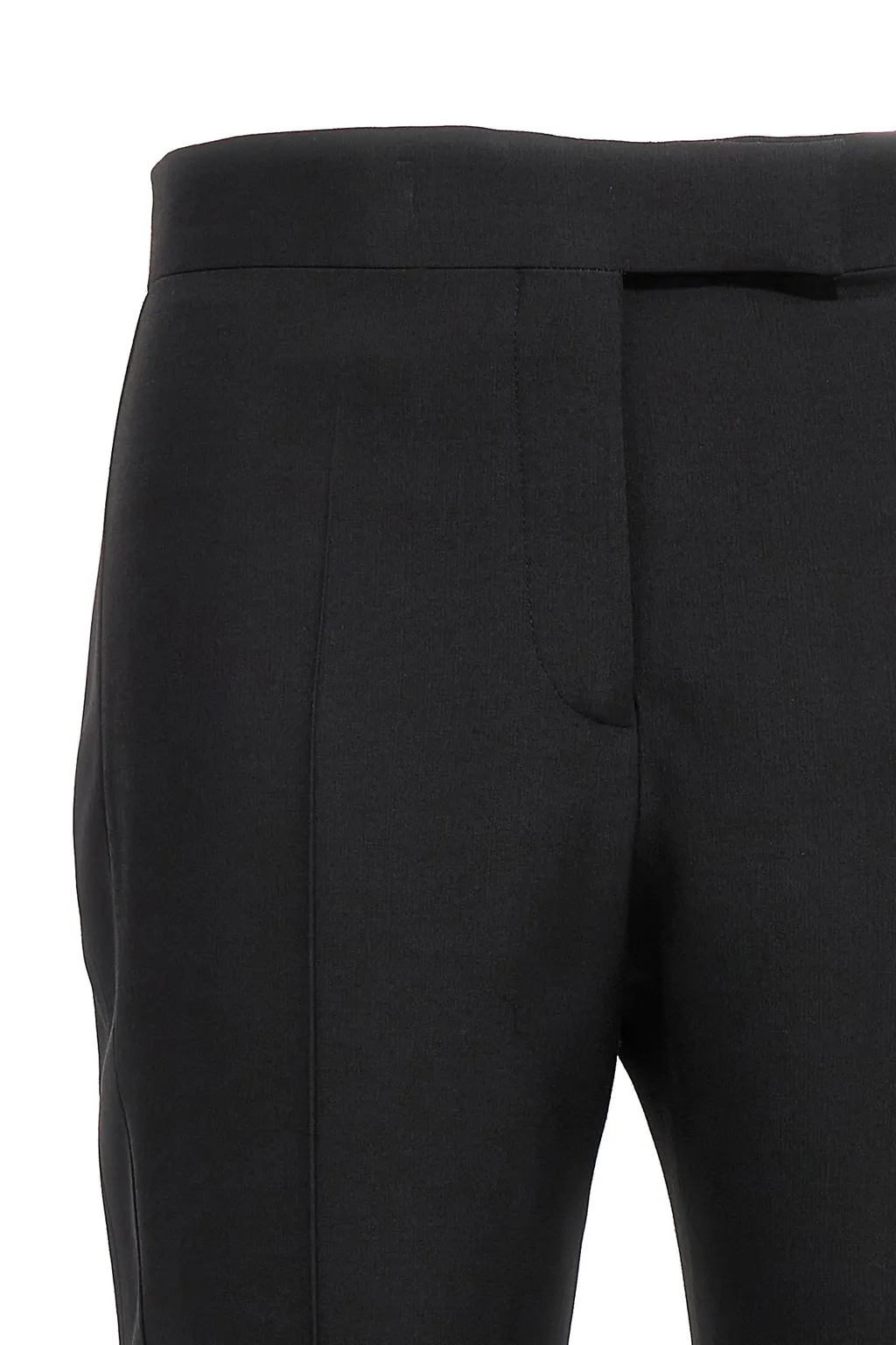 High-Waisted Straight-Leg Trousers