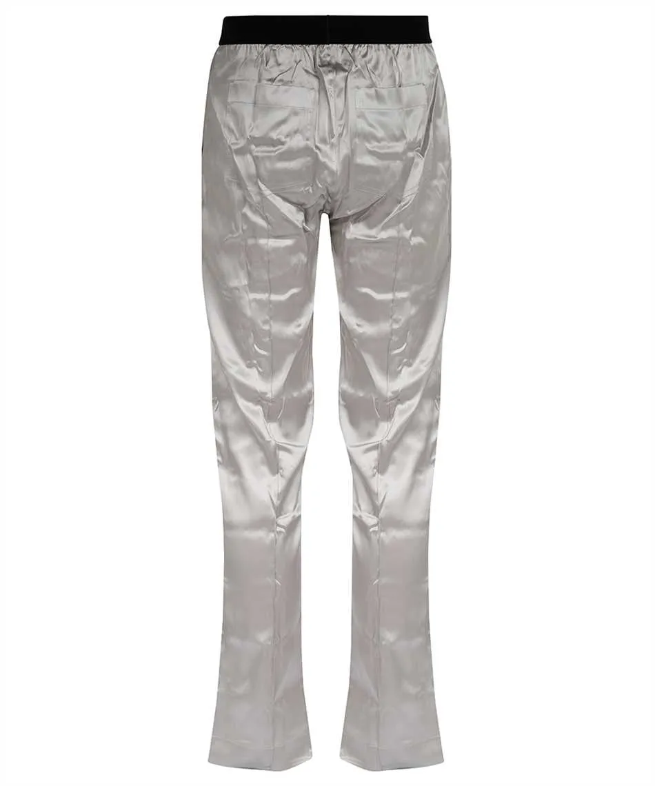 Logo Waistband Satin Pajama Trousers