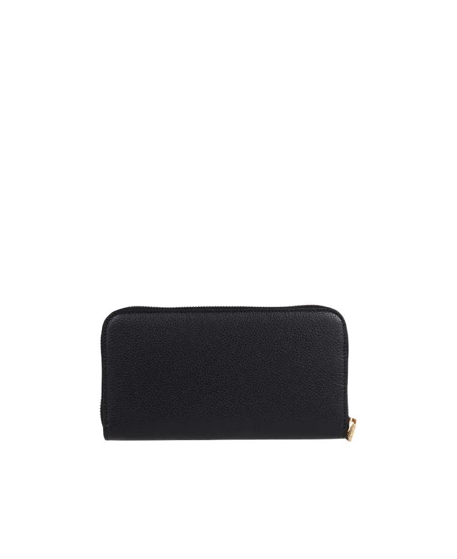 Logo Printed Zipped Wallet