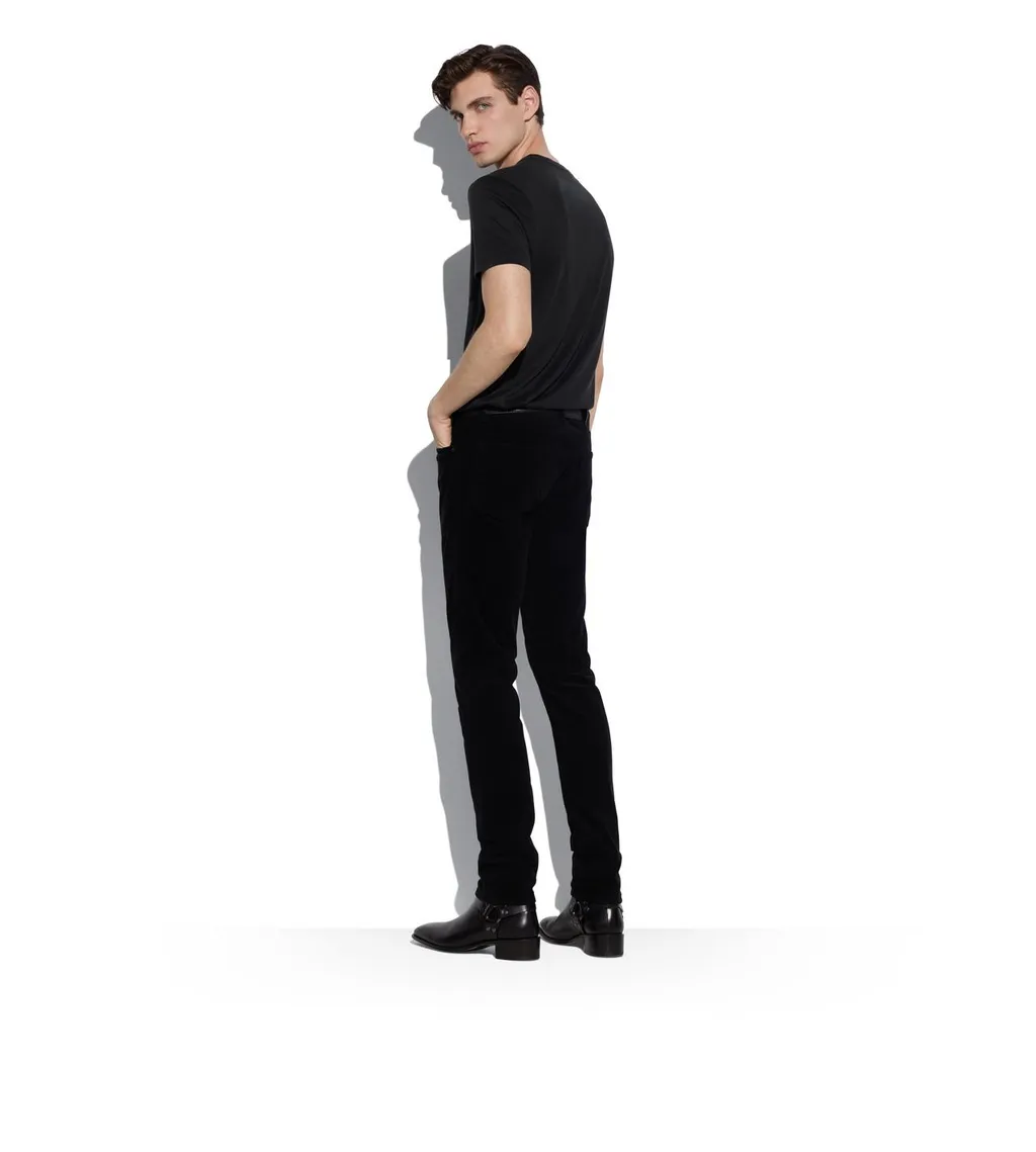 Logo-Patch Mid-Rise Skinny Jeans