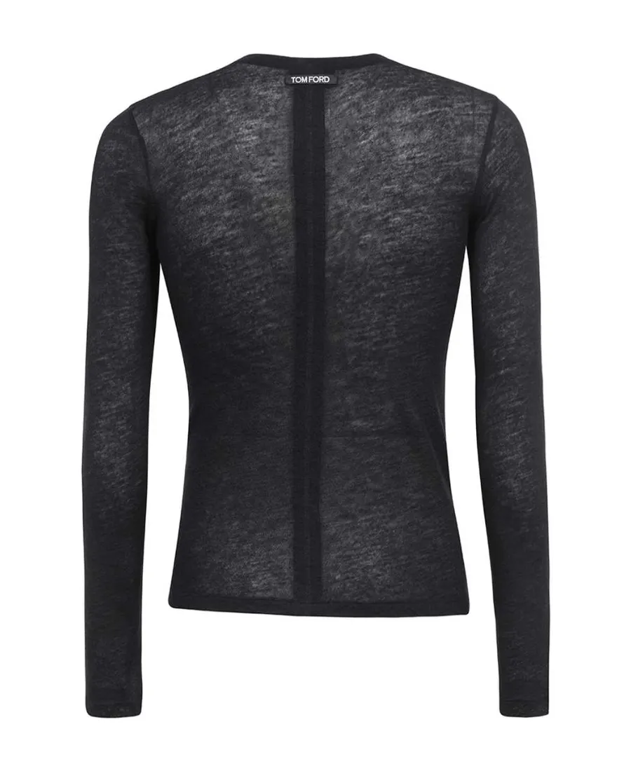 Long-Sleeved Crew-Neck Sweater