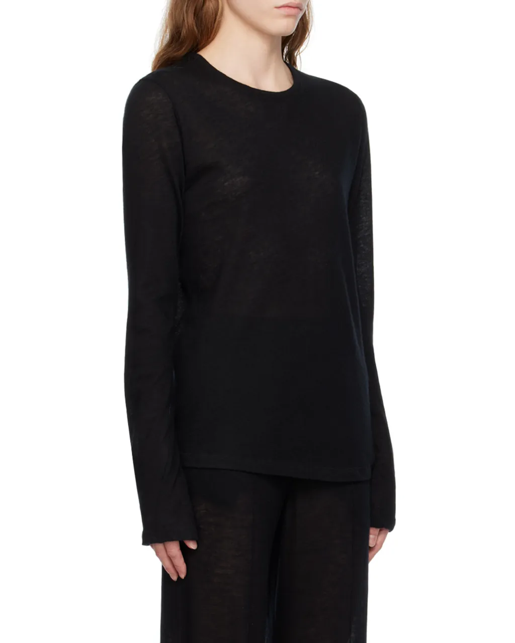 Long-Sleeved Crew-Neck Sweater