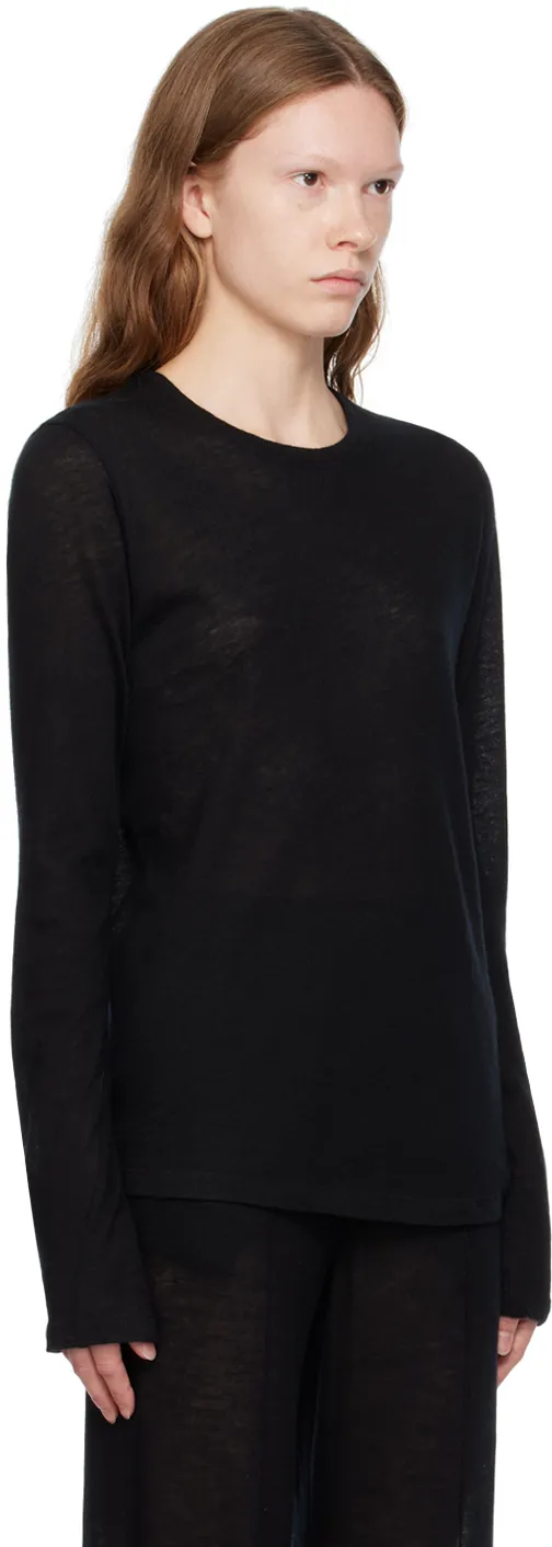 Long-Sleeved Crew-Neck Sweater