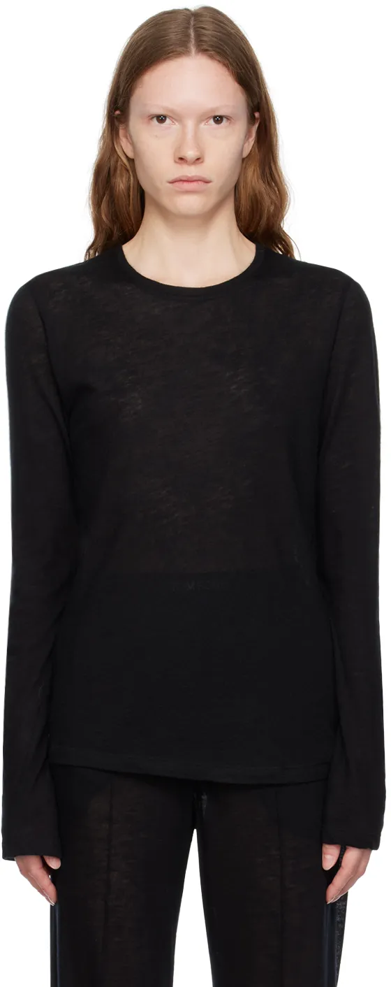 Long-Sleeved Crew-Neck Sweater