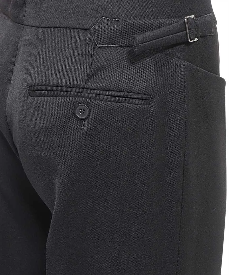 Wool Straight-Leg Trousers