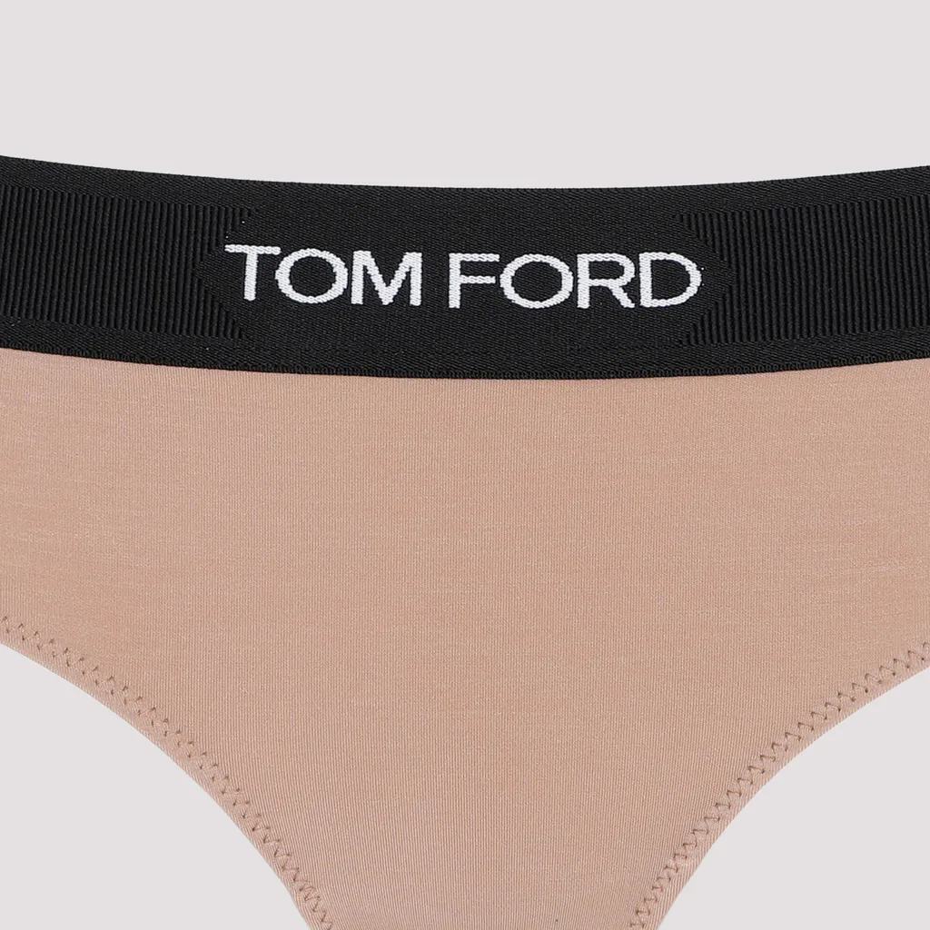 Logo-Waistband Modal Briefs