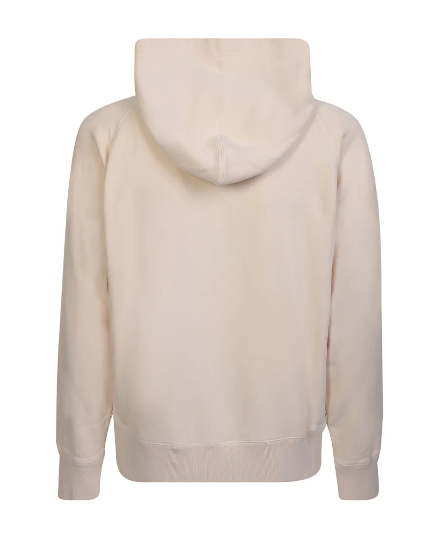 Logo Tag Drawstring Hoodie