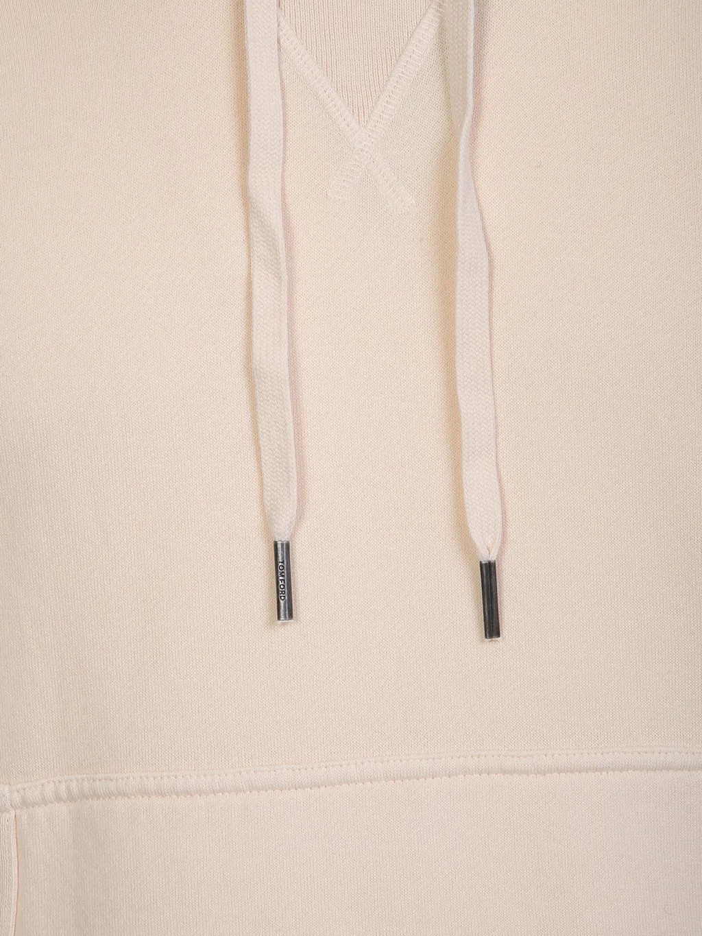Logo Tag Drawstring Hoodie