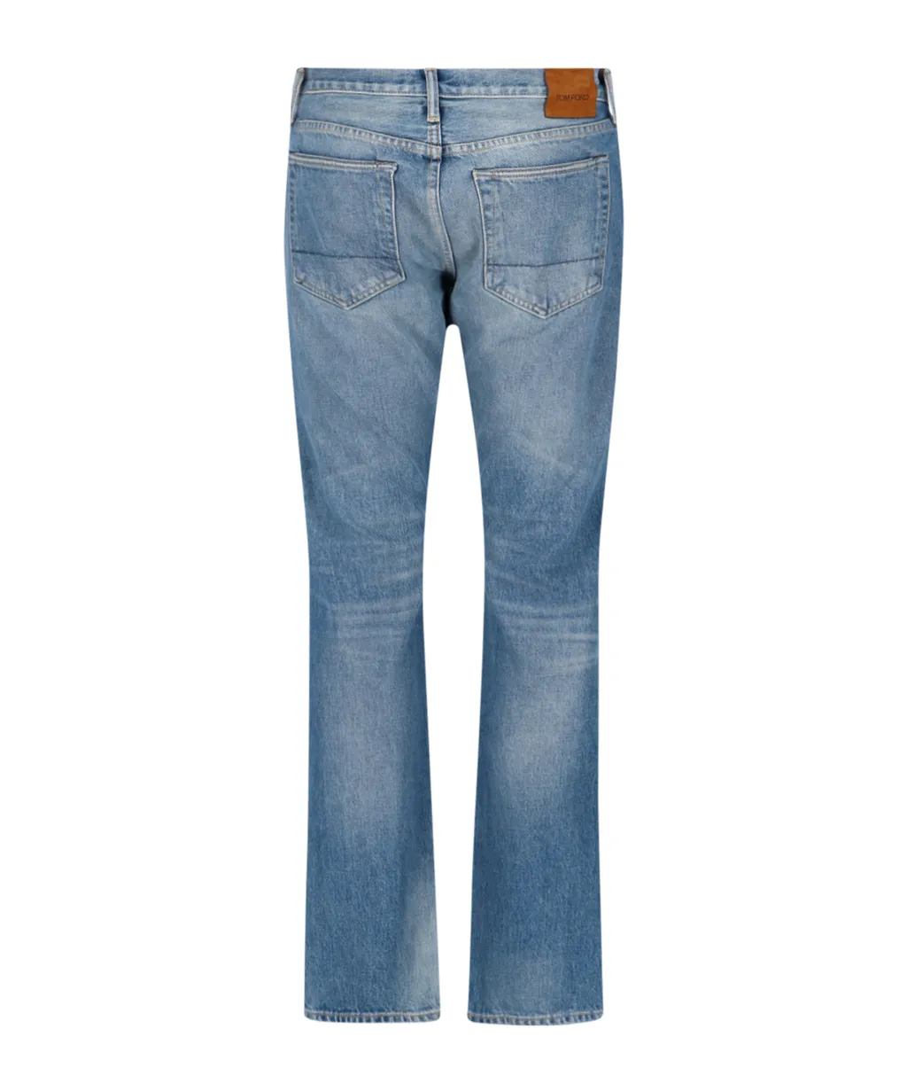 Distressed-Effect Jeans