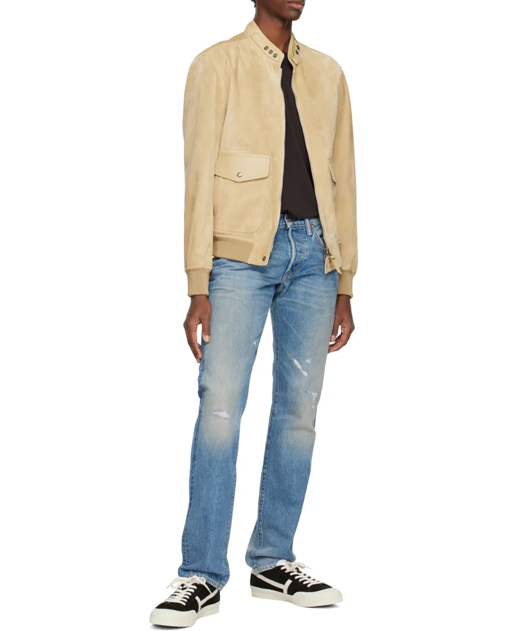 Distressed-Effect Jeans