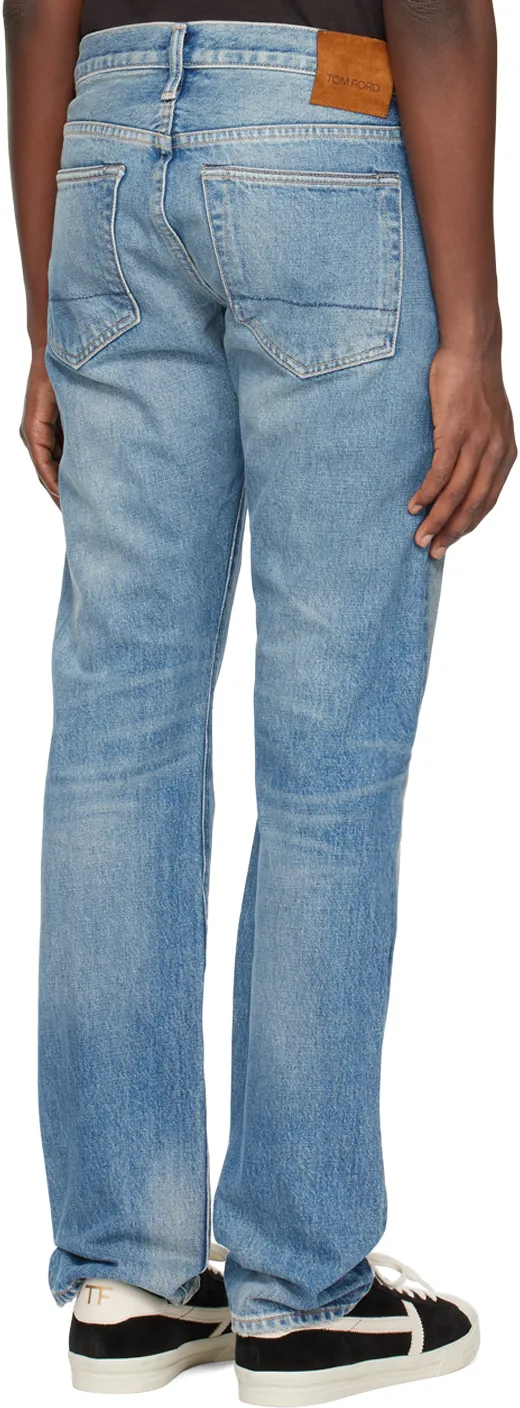 Distressed-Effect Jeans