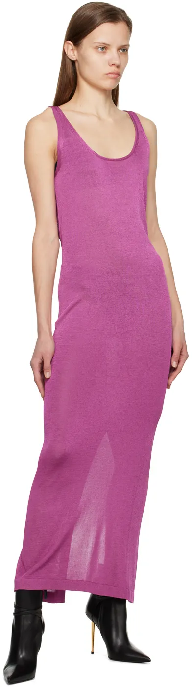 Sleeveless Round-Necked Dress