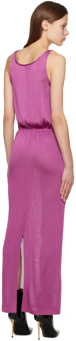 Sleeveless Round-Necked Dress