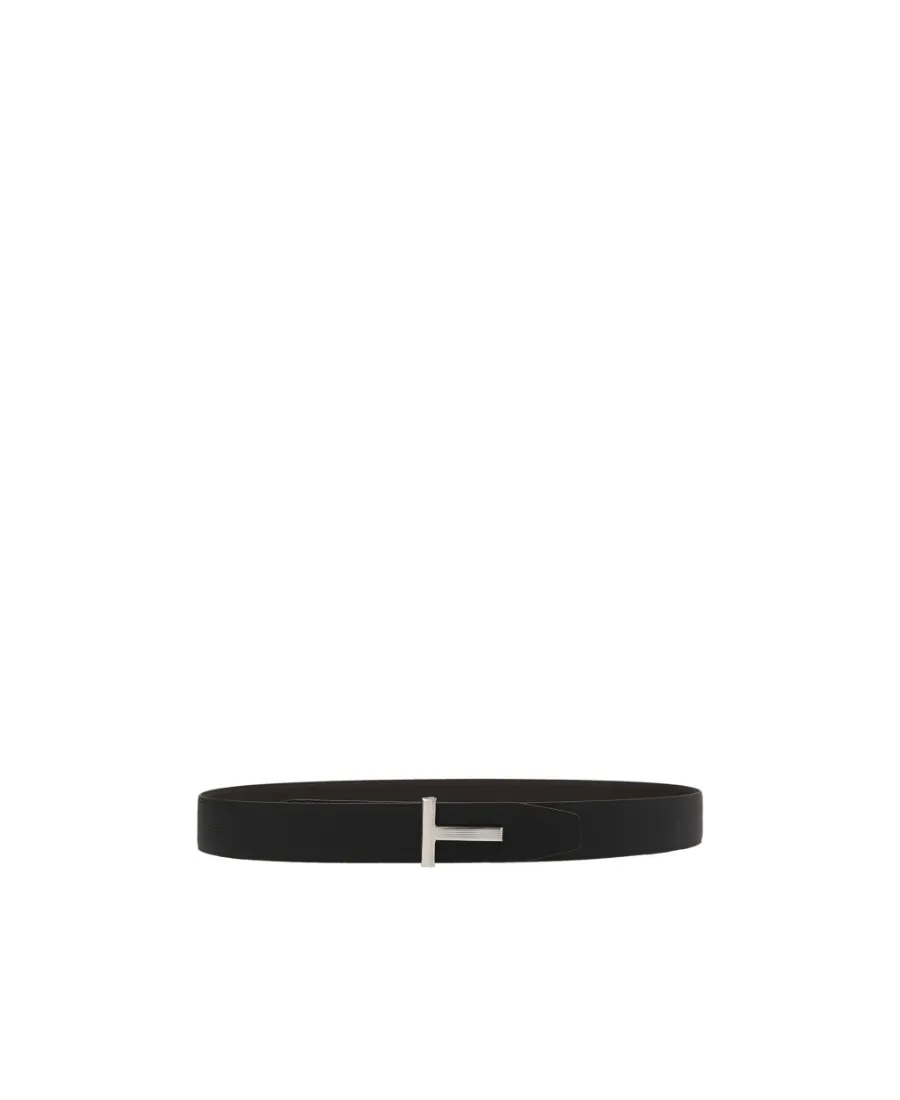 Logo Plaque Reversible Belt