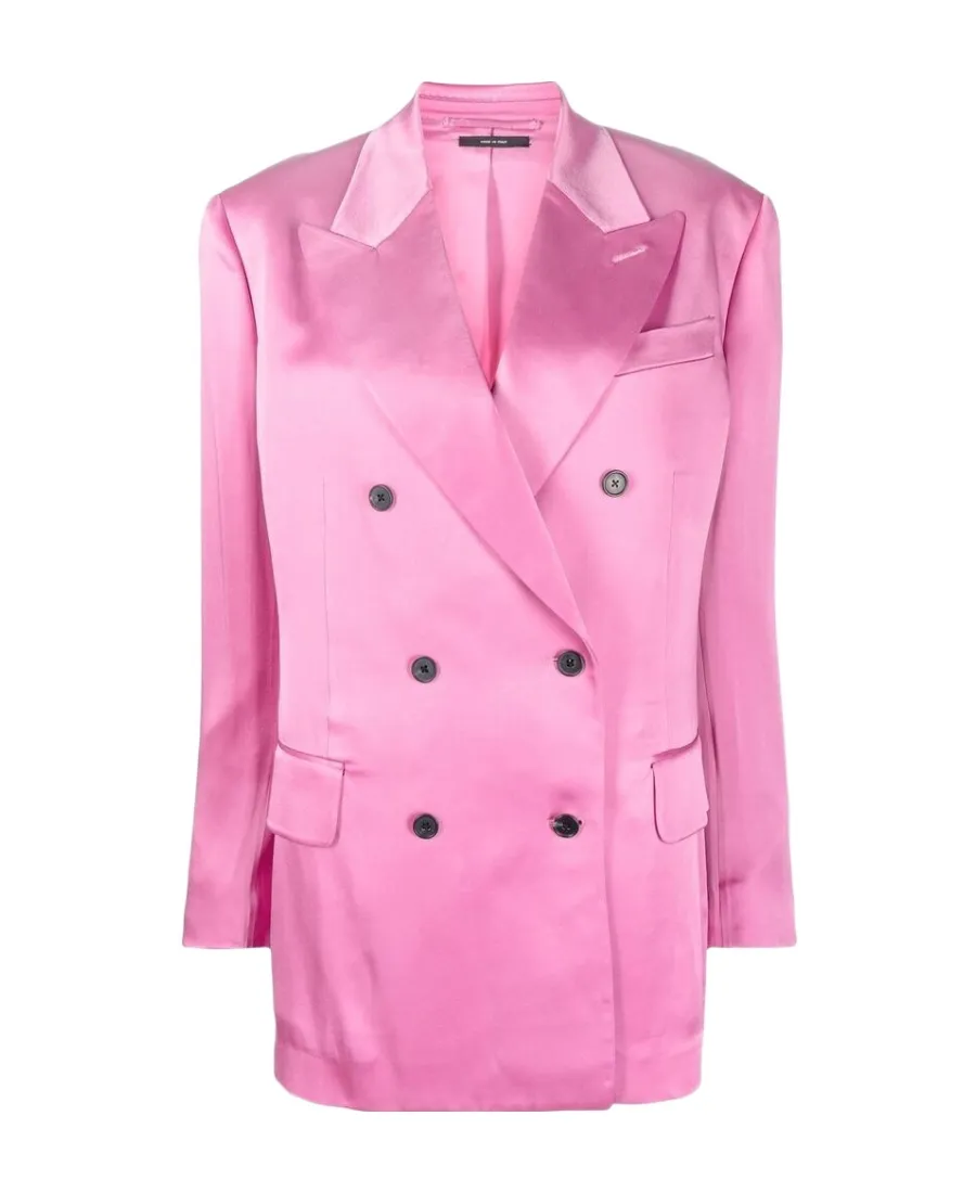 Double-Breasted Tailored Blazer