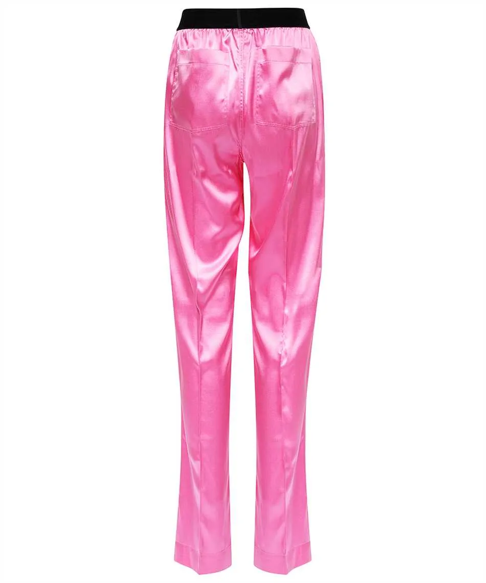 Stretch Satin Pj Pants