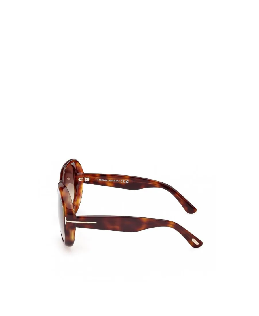 Oval-Frame Sunglasses