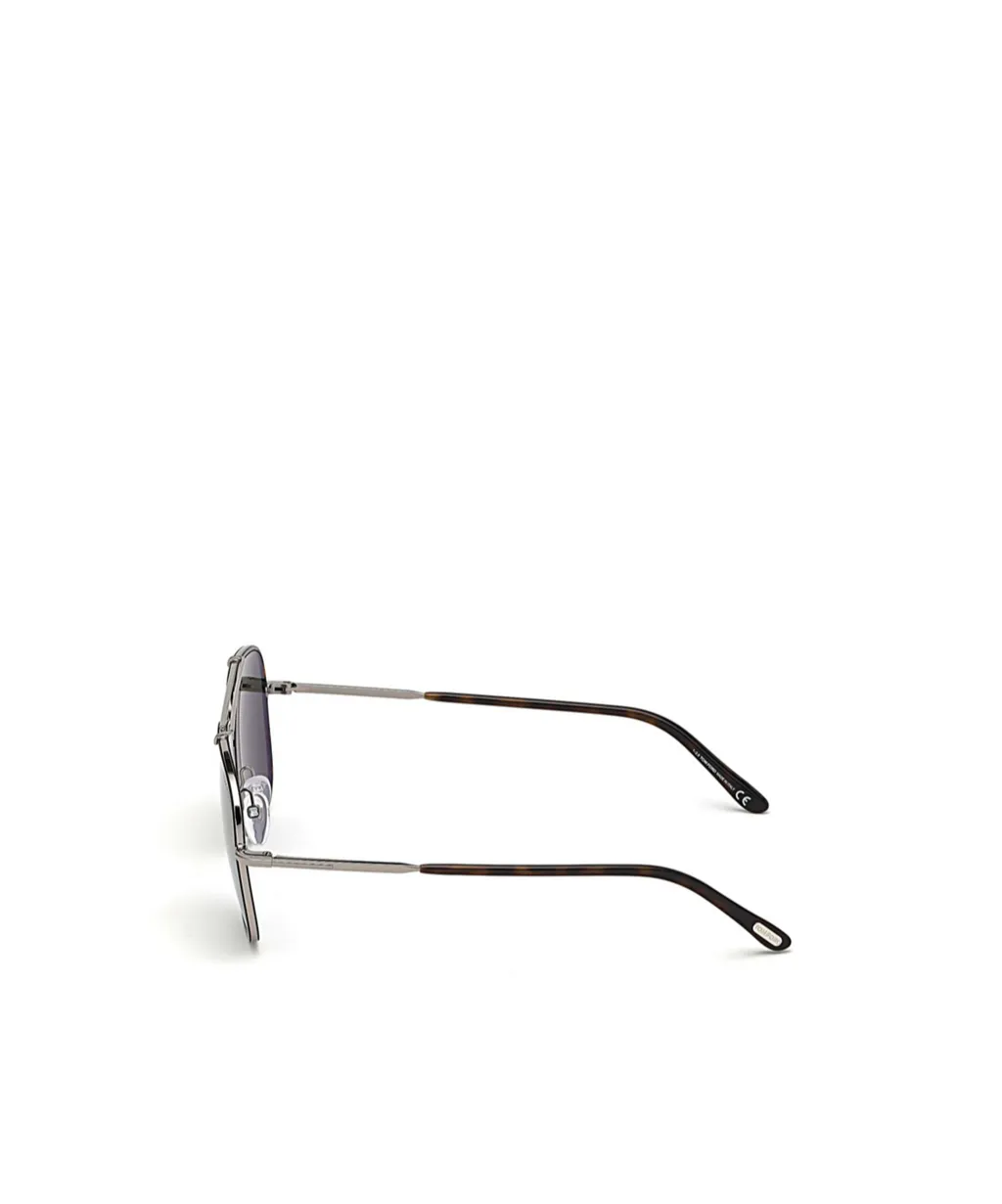 Geometric Frame Sunglasses