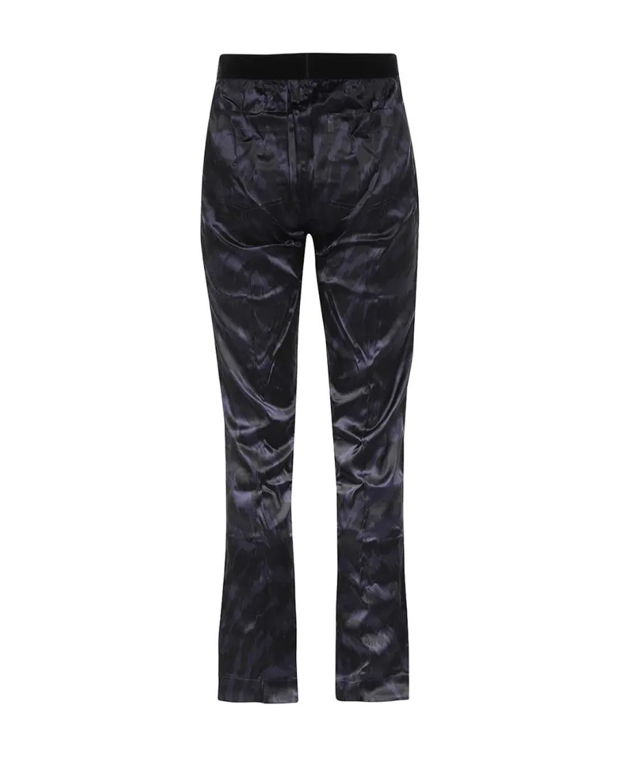 Graphic Printed Straight-Leg Pants