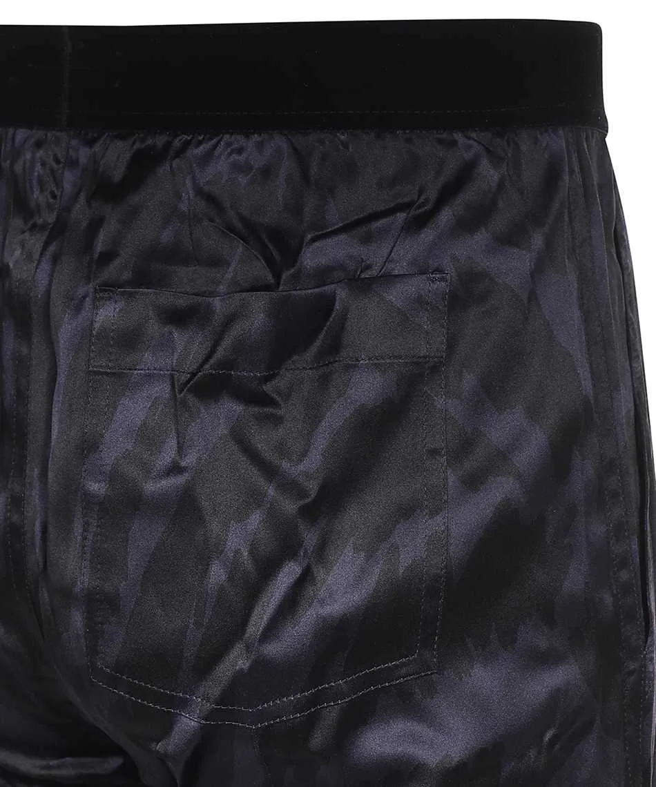 Graphic Printed Straight-Leg Pants